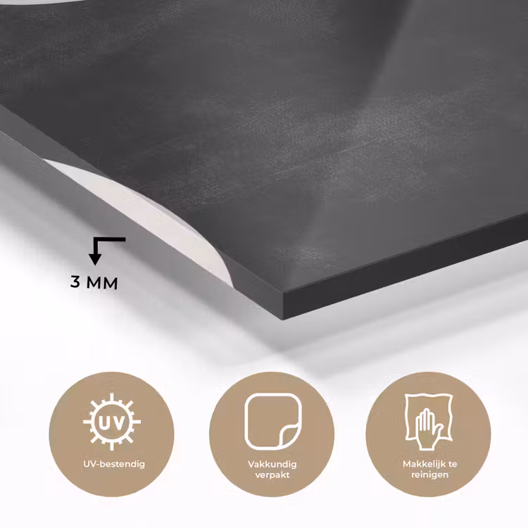 Abstract - Japandi - Beige - Modern plexiglas 5mm klein -sfeer2