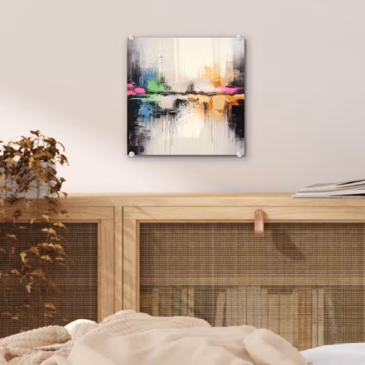 Abstract - Kleurexplosie - Landschap plexiglas 5mm klein -sfeer4