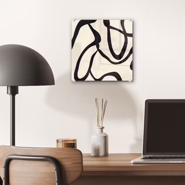 Abstract - Lijnen - Modern - Beige plexiglas 5mm klein -sfeer6