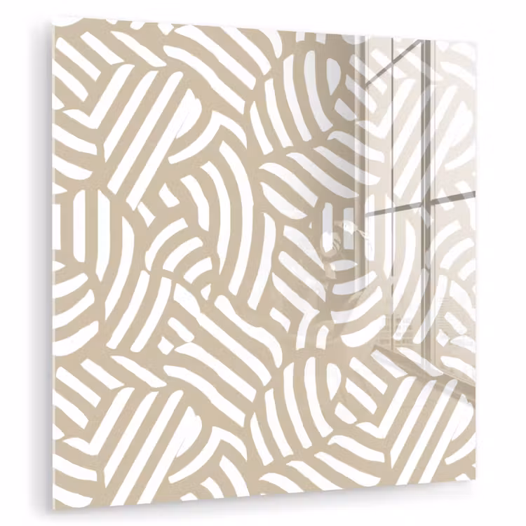 Abstract - Modern - Beige plexiglas 5mm klein 11 -zzzproduct_nieuw