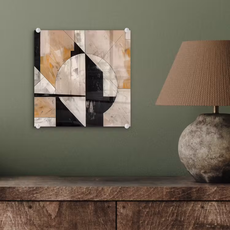 Abstract - Modern - Geometrisch - Pastel plexiglas 5mm klein -sfeer3