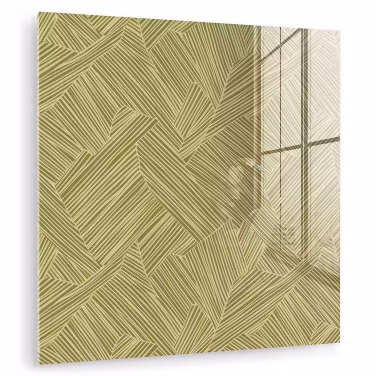 Abstract - Modern - Groen plexiglas 5mm klein 11 -zzzproduct_nieuw