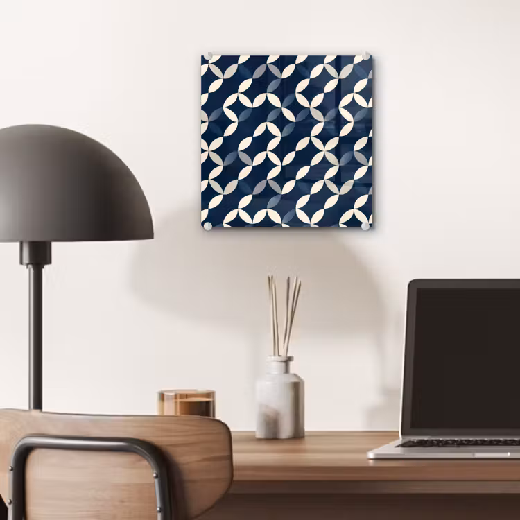 Abstract - Patroon - Blauw plexiglas 5mm klein 11 -sfeer6