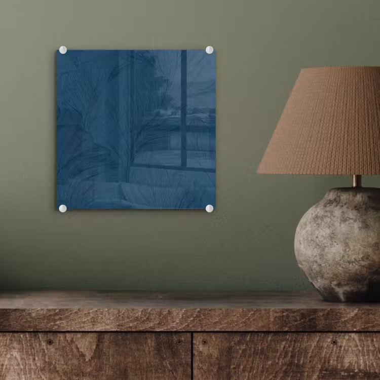 Abstract - Patroon - Donkerblauw - Elegant plexiglas 5mm klein 11 -sfeer3