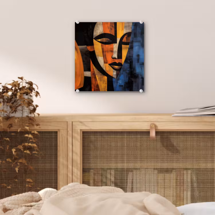 Abstract - Portret - Kleurvakken plexiglas 5mm klein -sfeer4