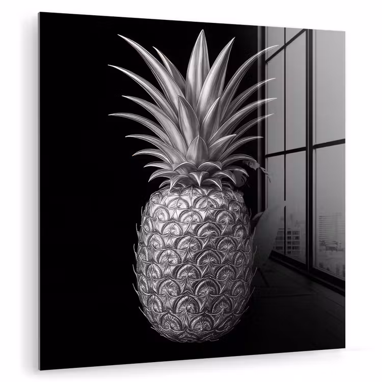 Ananas - Gedetailleerd - Bladeren plexiglas 5mm klein -zzzproduct_nieuw