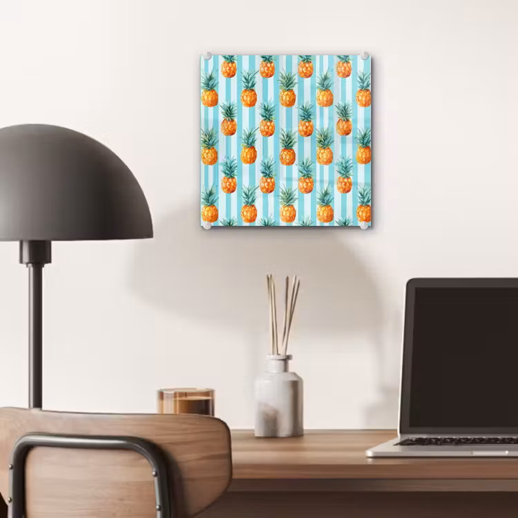 Ananas - Strepen - Groen plexiglas 5mm klein 11 -sfeer6