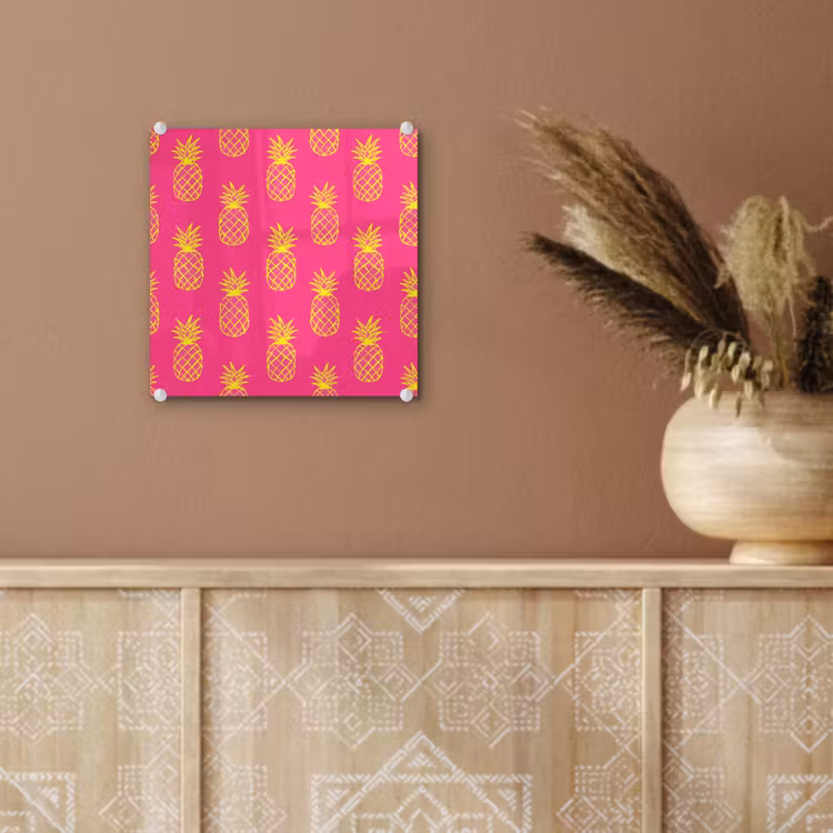 Ananas - Trendy - Roze plexiglas 5mm klein 11 -sfeer5
