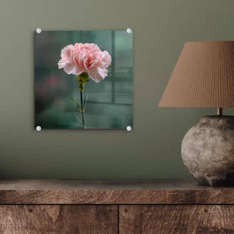 Anjer - Roze - Bloemblaadjes plexiglas 5mm klein -sfeer3