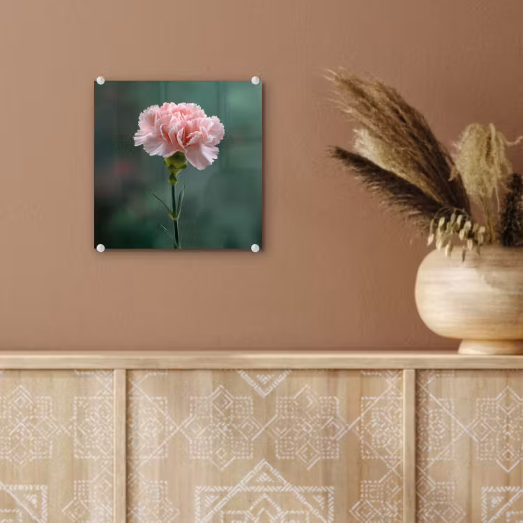 Anjer - Roze - Bloemblaadjes plexiglas 5mm klein -sfeer5