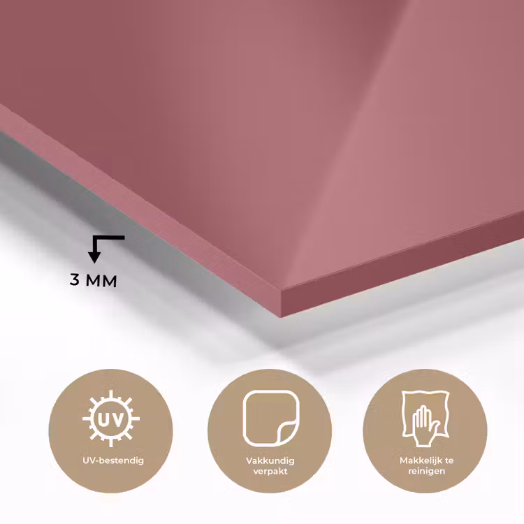 Antique - Ruby - Rood plexiglas 5mm klein 11 -sfeer2