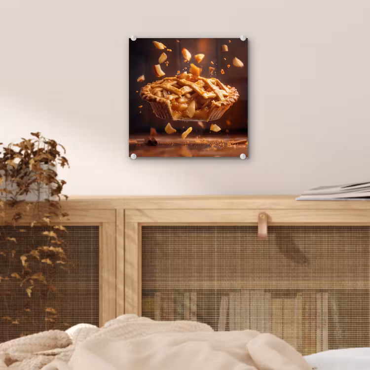Appel - Taart - Warm - Eten plexiglas 5mm klein -sfeer4