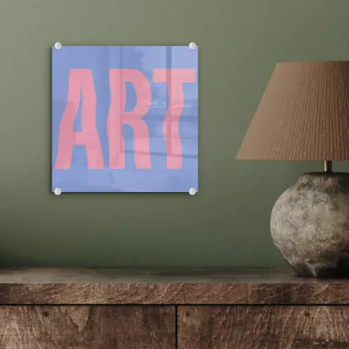Art - Roze - Blauw plexiglas 5mm klein -sfeer3