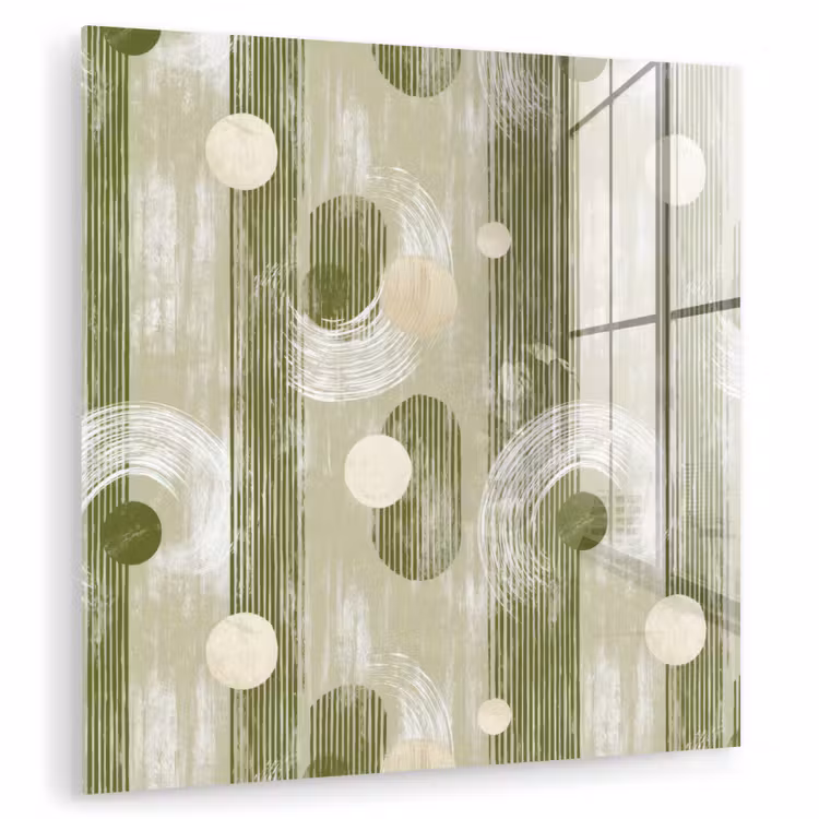 Artistiek - Modern - Groen plexiglas 5mm klein 11 -zzzproduct_nieuw