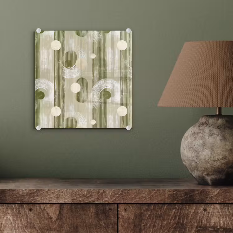 Artistiek - Modern - Groen plexiglas 5mm klein 11 -sfeer3