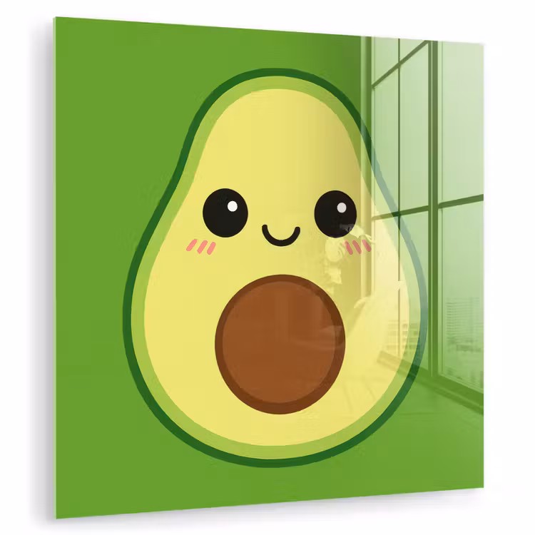 Avocado - Groen - Speels plexiglas 5mm klein -zzzproduct_nieuw