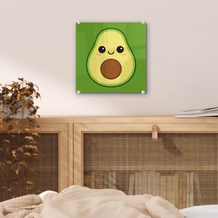 Avocado - Groen - Speels plexiglas 5mm klein -sfeer4