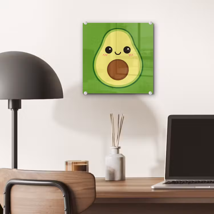 Avocado - Groen - Speels plexiglas 5mm klein -sfeer6