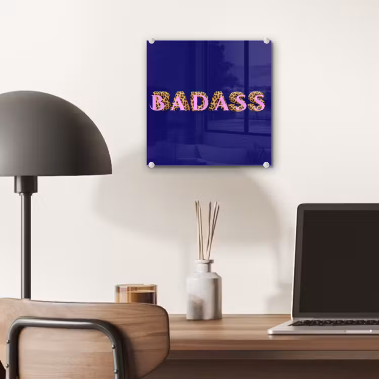 Badass - Panterpint - Schaduw - Roze plexiglas 5mm klein -sfeer6