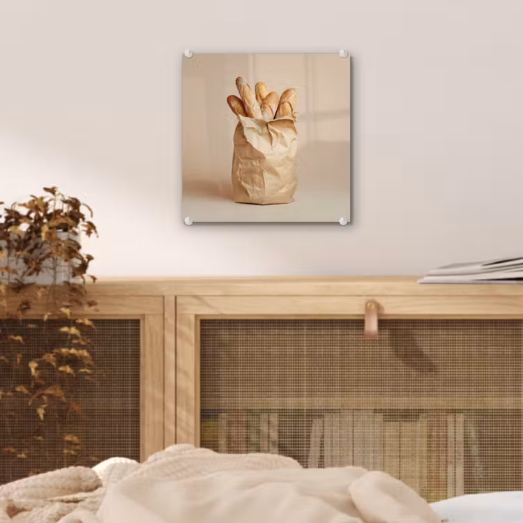 Baguette - Brood - Stokbrood - Beige plexiglas 5mm klein -sfeer4