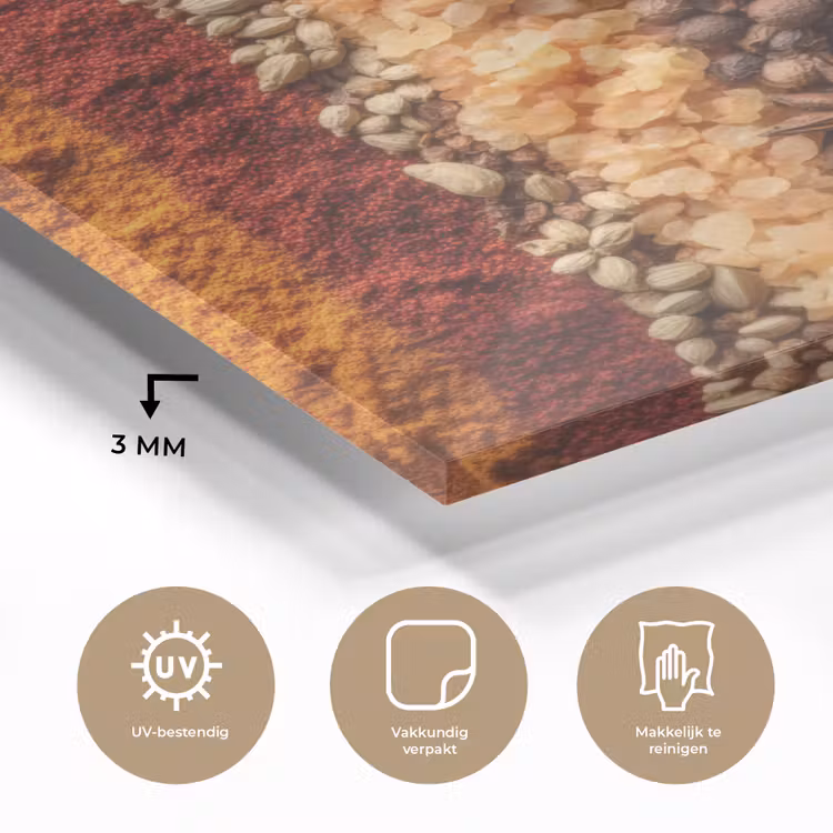 Banen - Verticaal - Kruiden - Variatie plexiglas 5mm klein -sfeer2