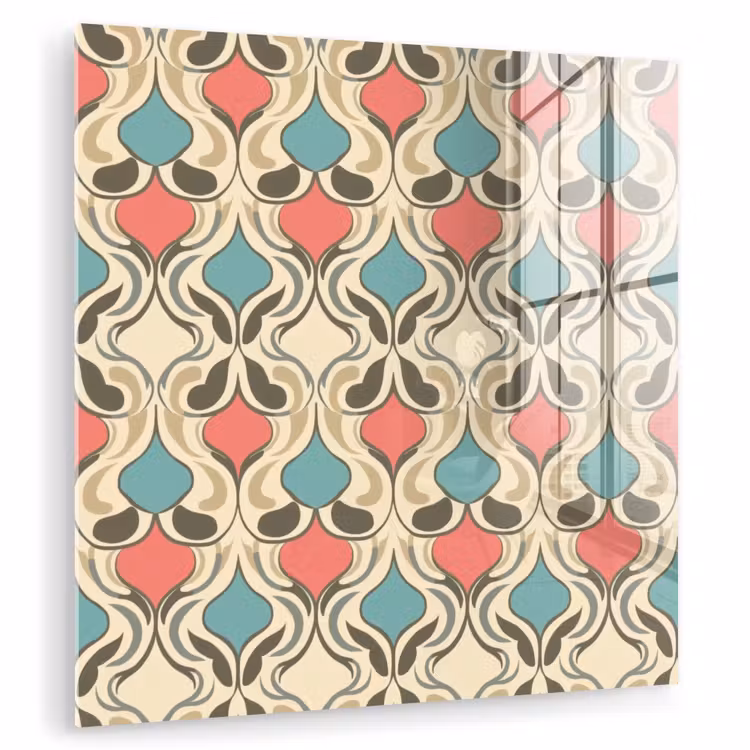 Barok - Retro - Kleurrijk plexiglas 5mm klein 11 -zzzproduct_nieuw