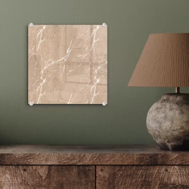 Beige - Marmer - Organisch - Wit plexiglas 5mm klein 11 -sfeer3