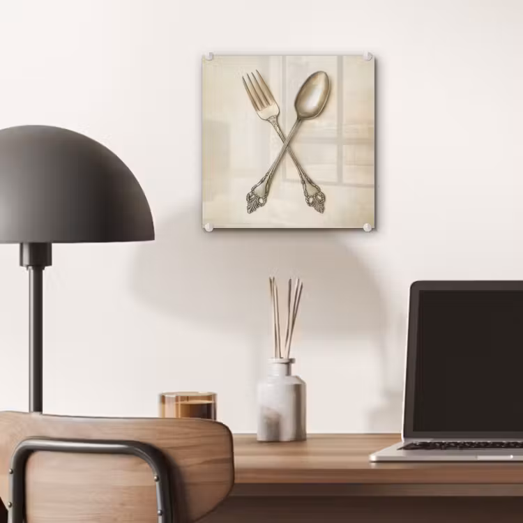 Beige - Vintage - Bestek plexiglas 5mm klein -sfeer6