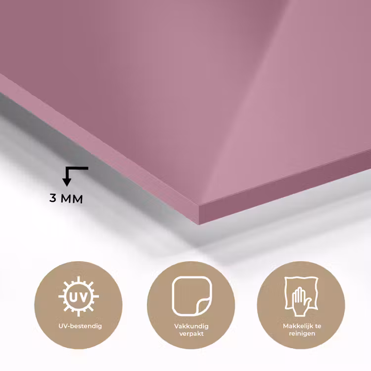 Berry - Roze -Pink plexiglas 5mm klein 11 -sfeer2