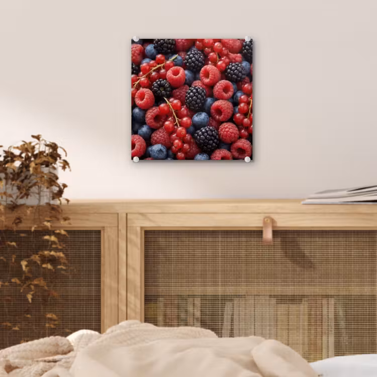 Bessen - Mix - Vers - Eten - Kleurrijk plexiglas 5mm klein -sfeer4