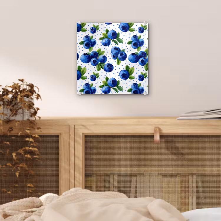 Bessen - Patroon - Blauw plexiglas 5mm klein 11 -sfeer4