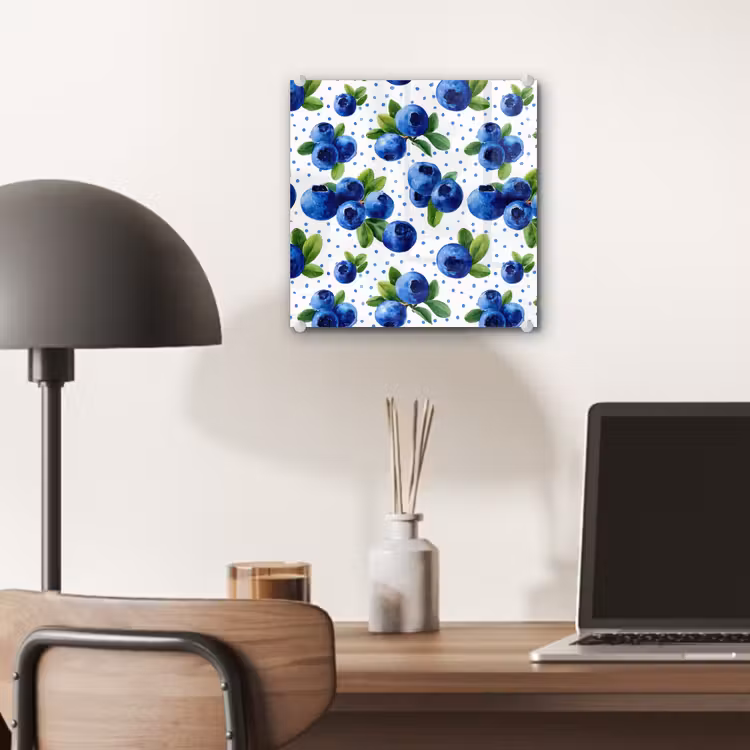Bessen - Patroon - Blauw plexiglas 5mm klein 11 -sfeer6