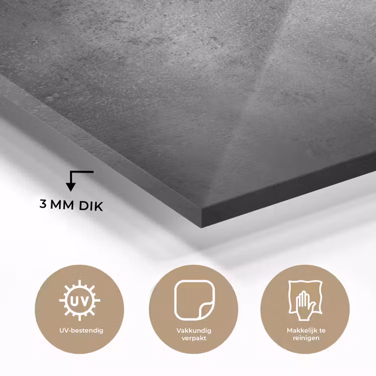 Beton - Grijs - Retro - Cement - Textuur plexiglas 5mm klein -sfeer2