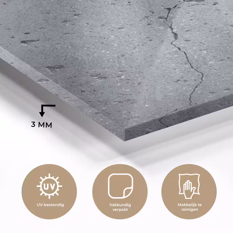 Beton - Grijs - Scheur plexiglas 5mm klein -sfeer2