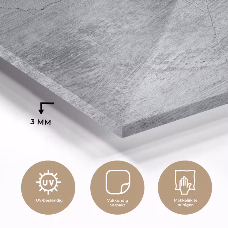Beton - Grijs - Scheur plexiglas 5mm klein -sfeer2