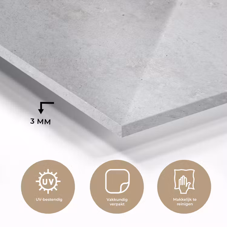 Beton - Textuur - Achtergrond - Grijs - Industrieel plexiglas 5mm klein -sfeer2