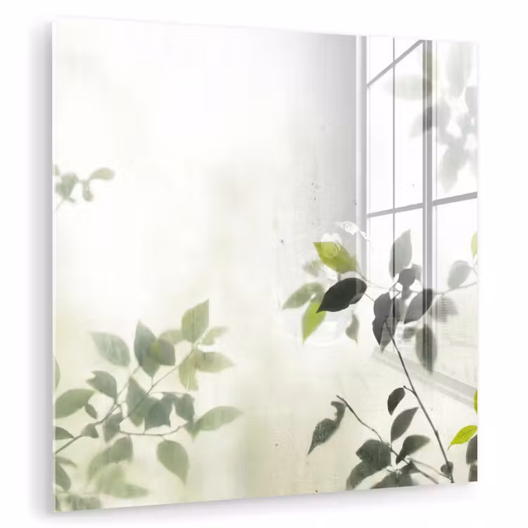 Blad - Schaduw - Natuur - Abstract - Groen plexiglas 5mm klein -zzzproduct_nieuw