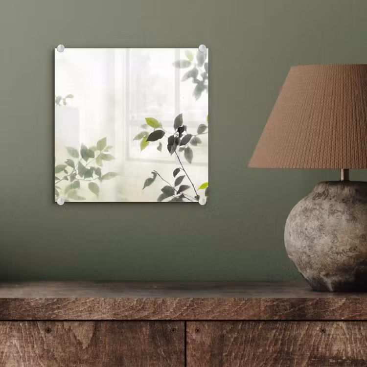 Blad - Schaduw - Natuur - Abstract - Groen plexiglas 5mm klein -sfeer3