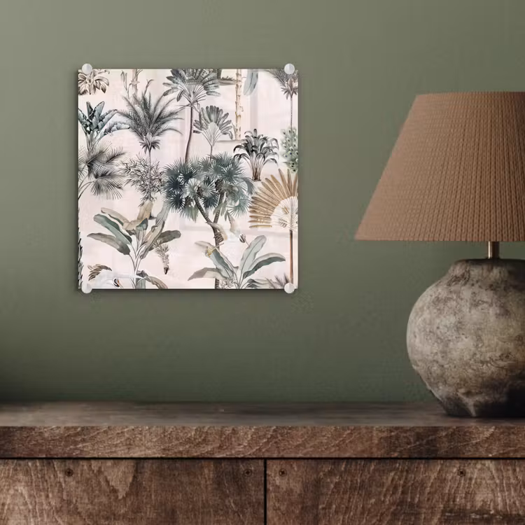 Bladeren - Monstera - Jungle - Tropical plexiglas 5mm klein -sfeer3