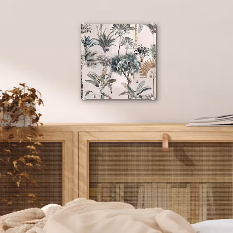Bladeren - Monstera - Jungle - Tropical plexiglas 5mm klein -sfeer4