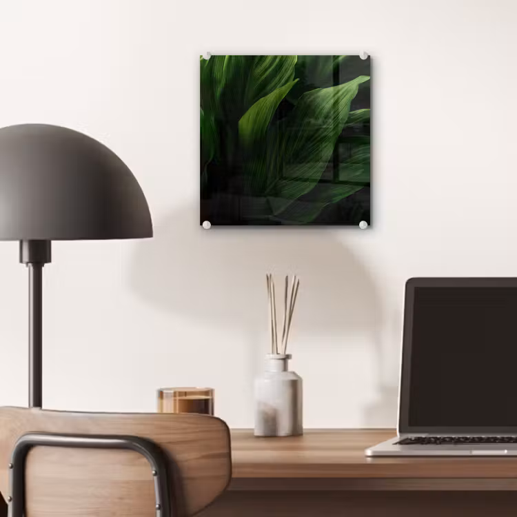 Bladeren - Schaduw - Groen - Textuur plexiglas 5mm klein -sfeer6