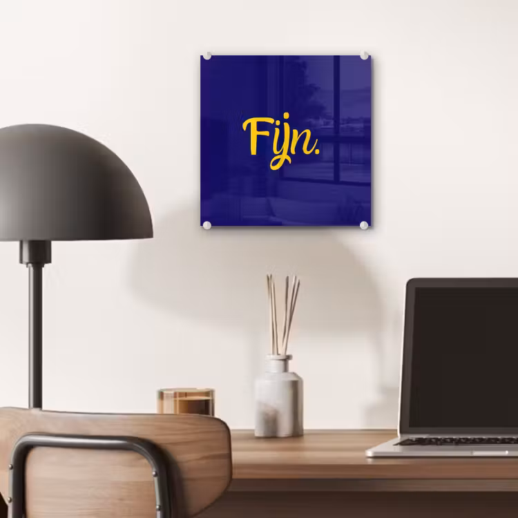 Blauw - Geel - Fijn plexiglas 5mm klein -sfeer6