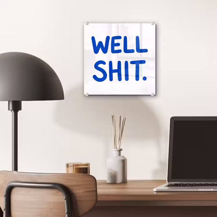 Blauw - Quote - Wit plexiglas 5mm klein -sfeer6