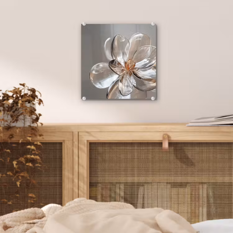 Bloem - Glazen - Doorzichtig plexiglas 5mm klein -sfeer4