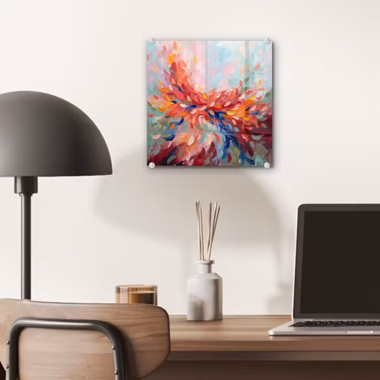 Bloemen - Abstract - Kunst - Modern plexiglas 5mm klein -sfeer6