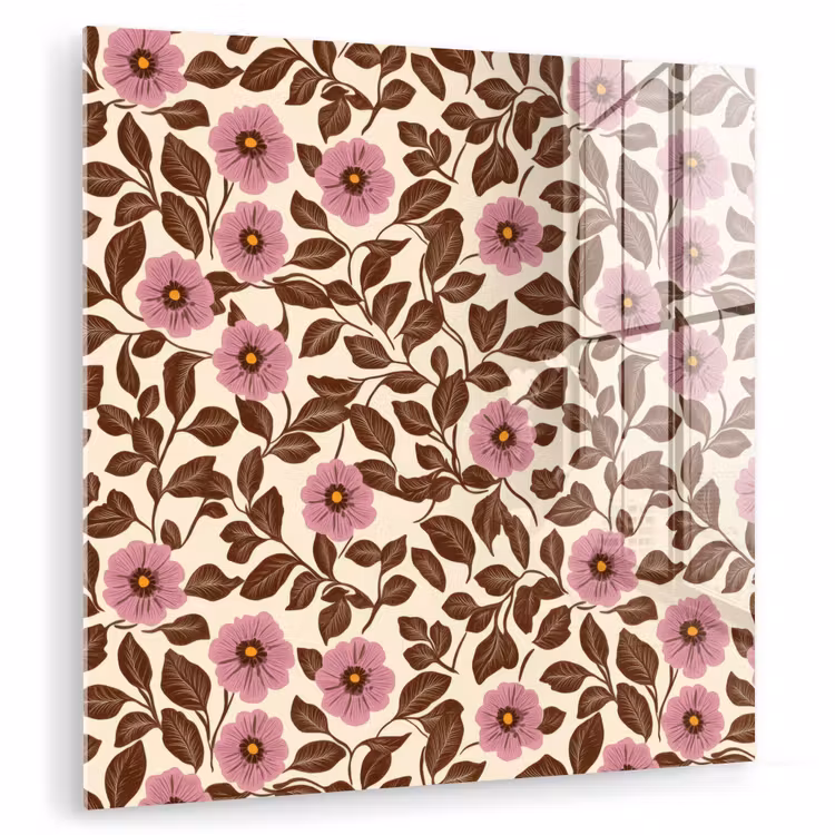 Bloemen - Bladeren - Kleurrijk plexiglas 5mm klein 11 -zzzproduct_nieuw