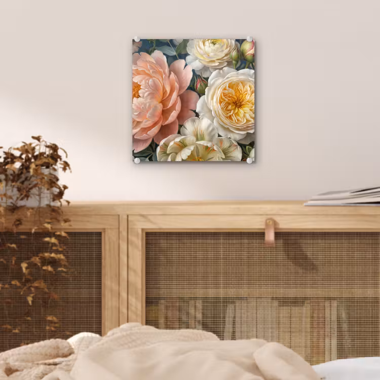 Bloemen - Boeket - Natuur - Klassiek - Kleurrijk plexiglas 5mm klein -sfeer4