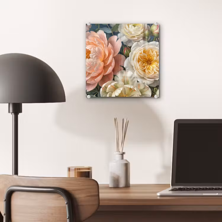 Bloemen - Boeket - Natuur - Klassiek - Kleurrijk plexiglas 5mm klein -sfeer6