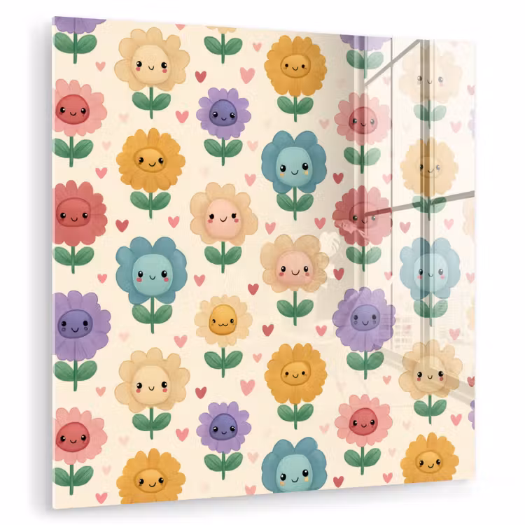 Bloemen - Hartjes - Kleurrijk plexiglas 5mm klein 11 -zzzproduct_nieuw