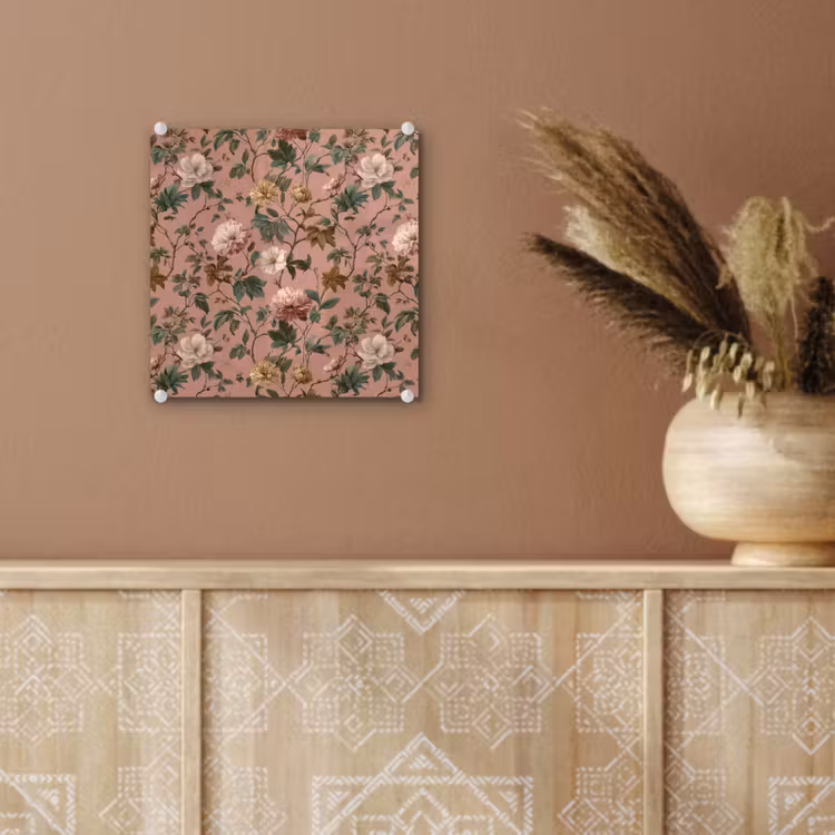 Bloemen - Klassiek - Roze plexiglas 5mm klein 11 -sfeer5